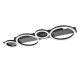 Trio-R64821109 - Lumos - Black Aluminium LED Ceiling Lamp 3000K