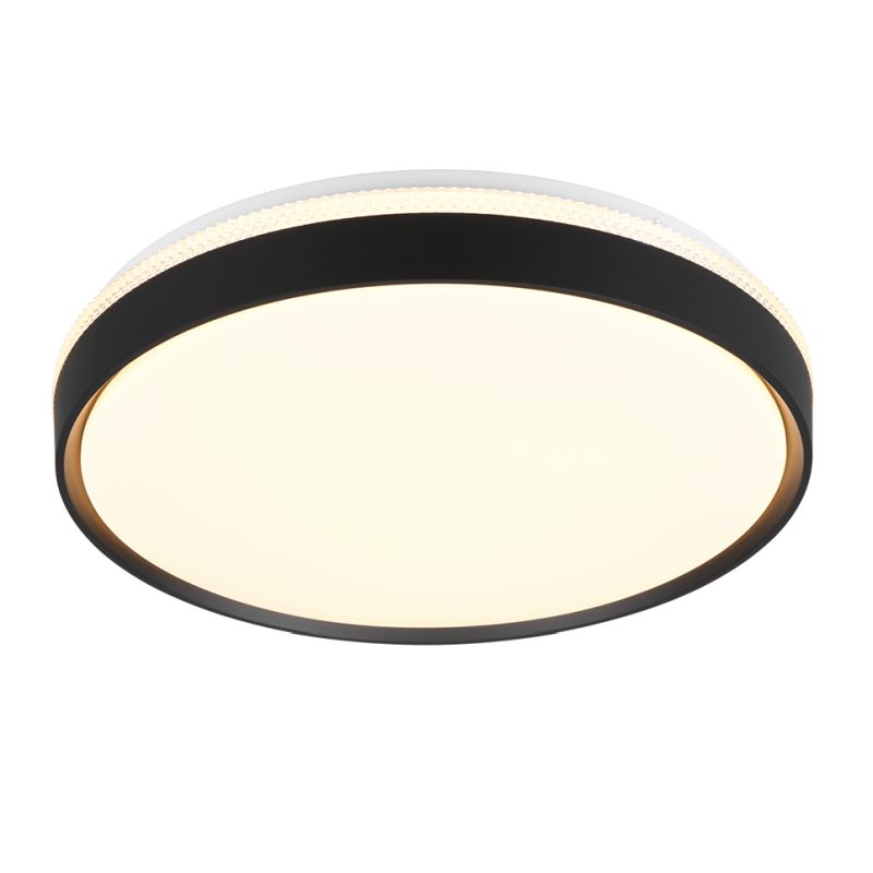 - Spacy - Matt Black CCT Ceiling Lamp with Remote Control Trio-R64851132 - Spacy - Matt Black CCT Ceiling Lamp with Remote Control