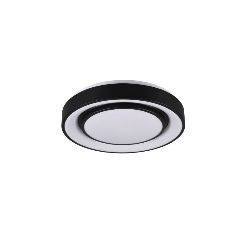 Trio-R65041032 - Mona - Smart White & Black RGBW Flush Ø 38 cm