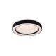 Trio-R65091032 - Arco - White & Black RGBW Flush with Remote Control Ø 49 cm