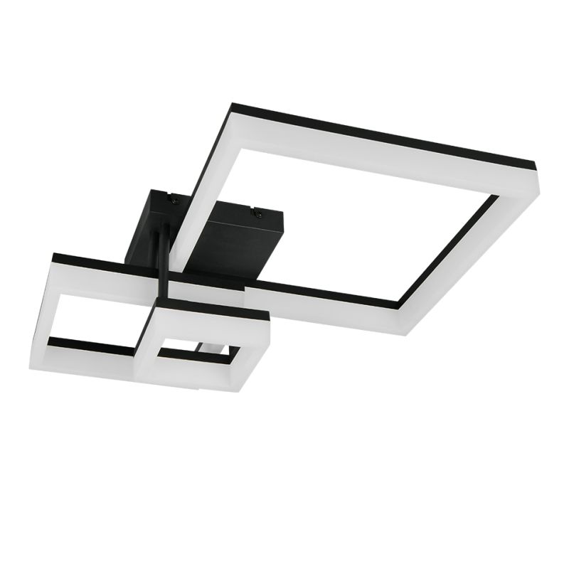 Trio-R65771332 - Camino - Matt Black LED Flush 3000K