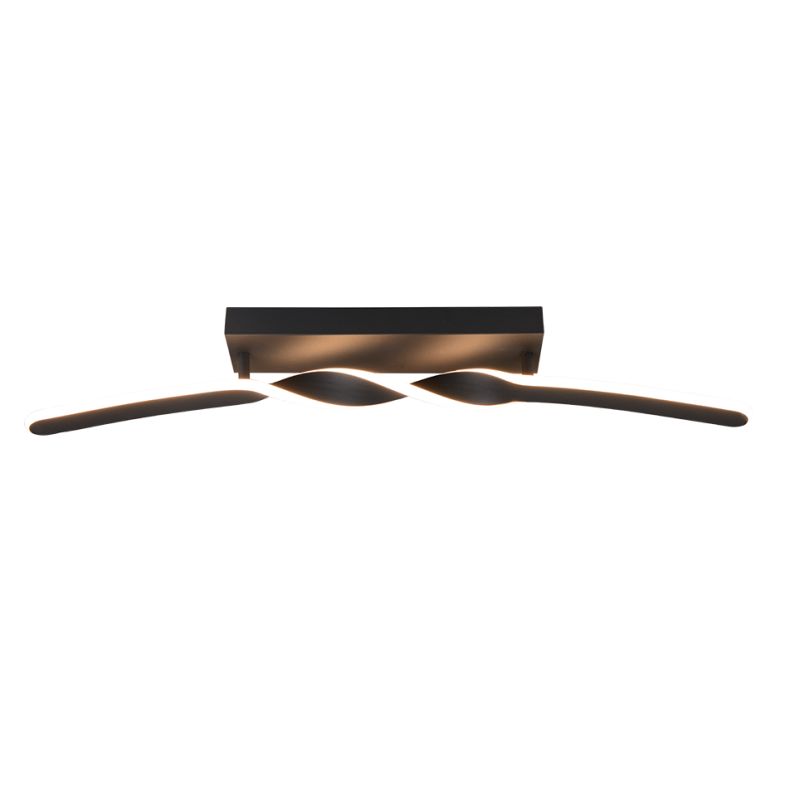 Trio-R65791132 - Ginko - Matt Black LED Ceiling Lamp