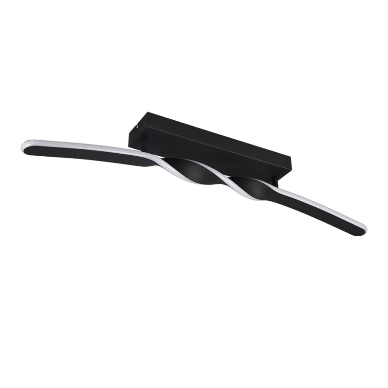 Trio-R65791132 - Ginko - Matt Black LED Ceiling Lamp