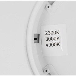 Draco - Matt White CCT Flush ∅ 23 cm