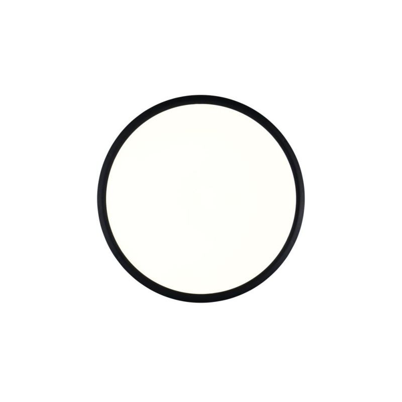 Trio-R65891932 - Draco - Matt Black CCT Flush ∅ 40 cm