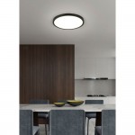 Draco - Matt Black CCT Flush ∅ 40 cm