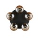 - Divina - Black 5 Light Ceiling Lamp with Amber Glasses Trio-R66645013 - Divina - Black 5 Light Ceiling Lamp with Amber Glasses