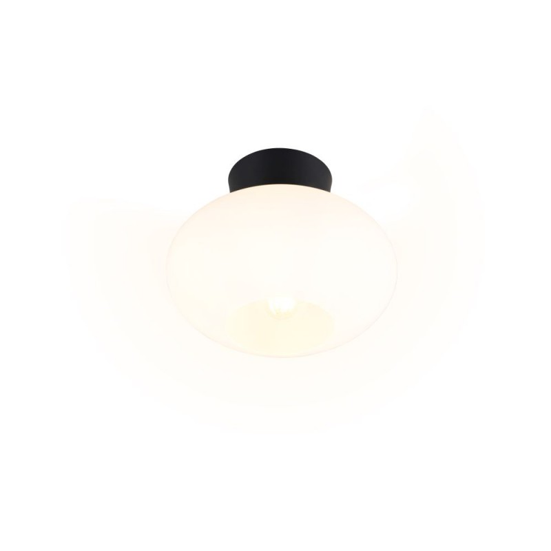 Trio-R66831001 - Sidera - Black Flush with White Glass