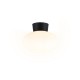 Trio-R66831001 - Sidera - Black Flush with White Glass