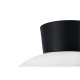 Trio-R66831001 - Sidera - Black Flush with White Glass
