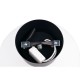 Trio-R66831001 - Sidera - Black Flush with White Glass