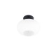 Trio-R66831001 - Sidera - Black Flush with White Glass