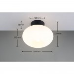 Sidera - Black Flush with White Glass