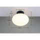 Trio-R66831001 - Sidera - Black Flush with White Glass