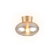 Trio-R66831013 - Sidera - Matt Gold Flush with Amber Glass