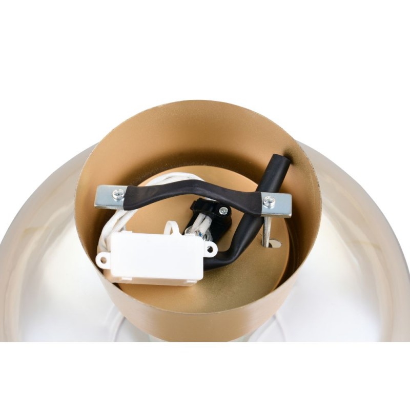 Trio-R66831013 - Sidera - Matt Gold Flush with Amber Glass