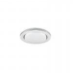 Atria - Starlight White & Chrome CCT Flush with Remote Control Ø 38 cm