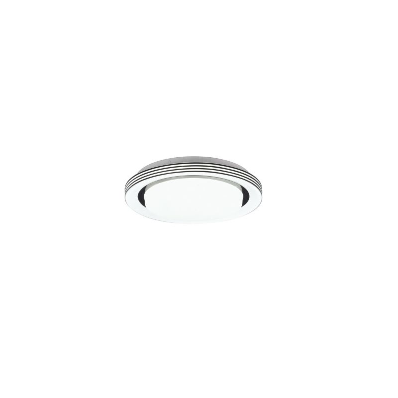 Trio-R67042832 - Atria - Starlight White & Black CCT Flush with Remote Control Ø 27 cm