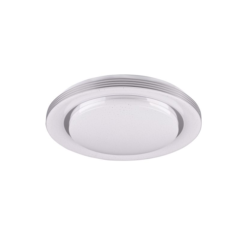 - Atria - Starlight White & Chrome CCT Flush with Remote Control Ø 58 cm Trio-R67045800 - Atria - Starlight White & Chrome CCT Flush with Remote Control Ø 58 cm