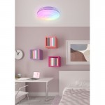 Tiger - White RGB Ceiling Lamp with Remote Control Ø 38 cm