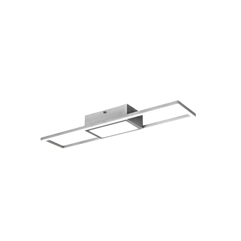 - Rigido - Matt Nickel 2 Light Flush with Remote Control Trio-R67172107 - Rigido - Matt Nickel 2 Light Flush with Remote Control
