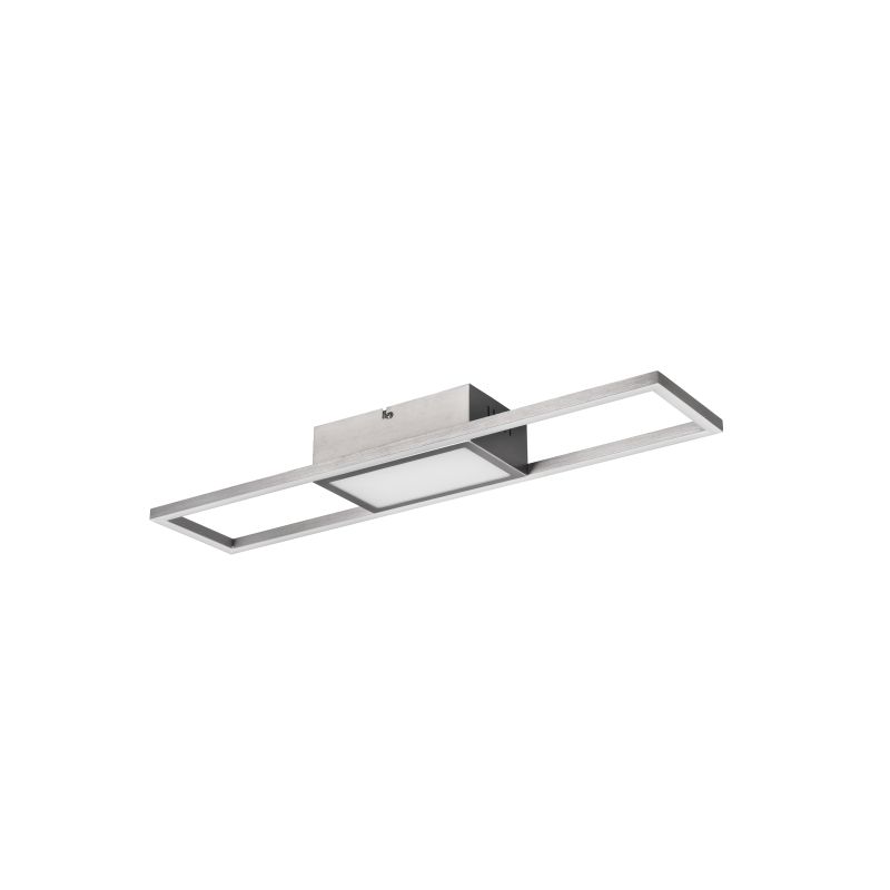- Rigido - Matt Nickel 2 Light Flush with Remote Control Trio-R67172107 - Rigido - Matt Nickel 2 Light Flush with Remote Control