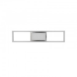 Rigido - Matt Nickel 2 Light Flush with Remote Control Rigido - Matt Nickel 2 Light Flush with Remote Control