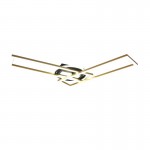 Twister - Matt Brass CCT Flush with Remote Control Twister - Matt Brass CCT Flush with Remote Control
