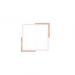 Meta - Matt White & Wooden LED Ceiling Lamp Meta - Matt White & Wooden LED Ceiling Lamp
