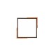 Trio-R67191132 - Meta - Matt Black & Wooden Square LED Ceiling Lamp