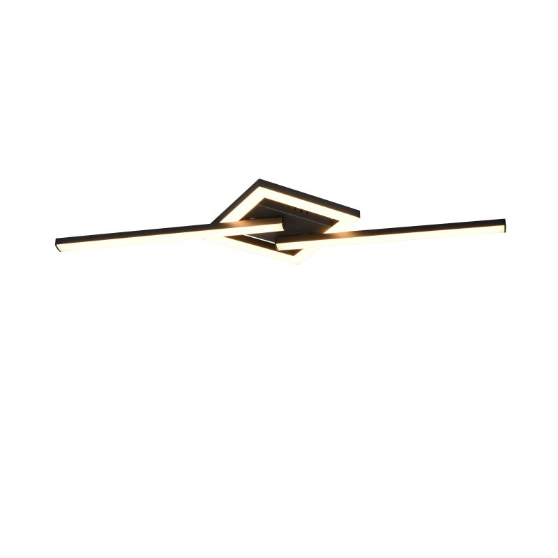 - Viale - Matt Black LED Ceiling Lamp 3000K Trio-R67303132 - Viale - Matt Black LED Ceiling Lamp 3000K