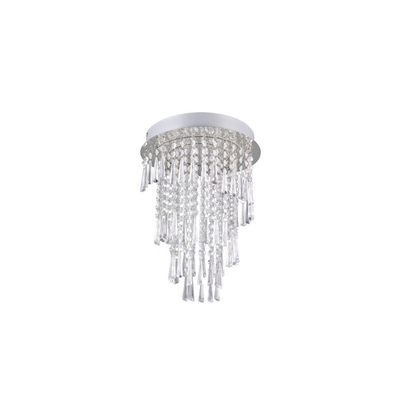 - Pomp - Chrome CCT Ceiling Lamp with Remote Control Trio-R67341106 - Pomp - Chrome CCT Ceiling Lamp with Remote Control