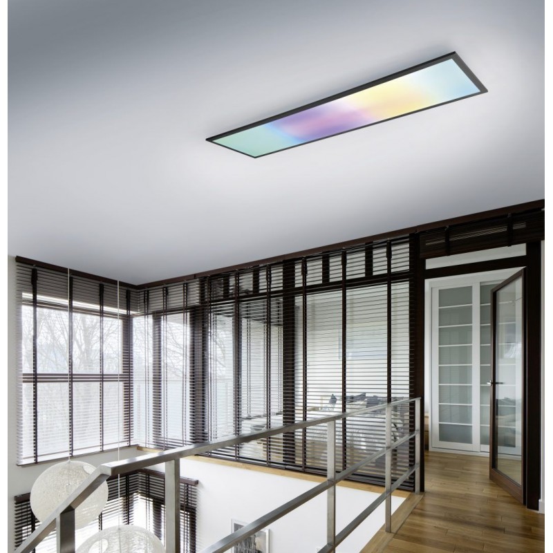 - Beta - Black & White RGBW Ceiling Lamp with Remote Control Trio-R67661232 - Beta - Black & White RGBW Ceiling Lamp with Remote Control