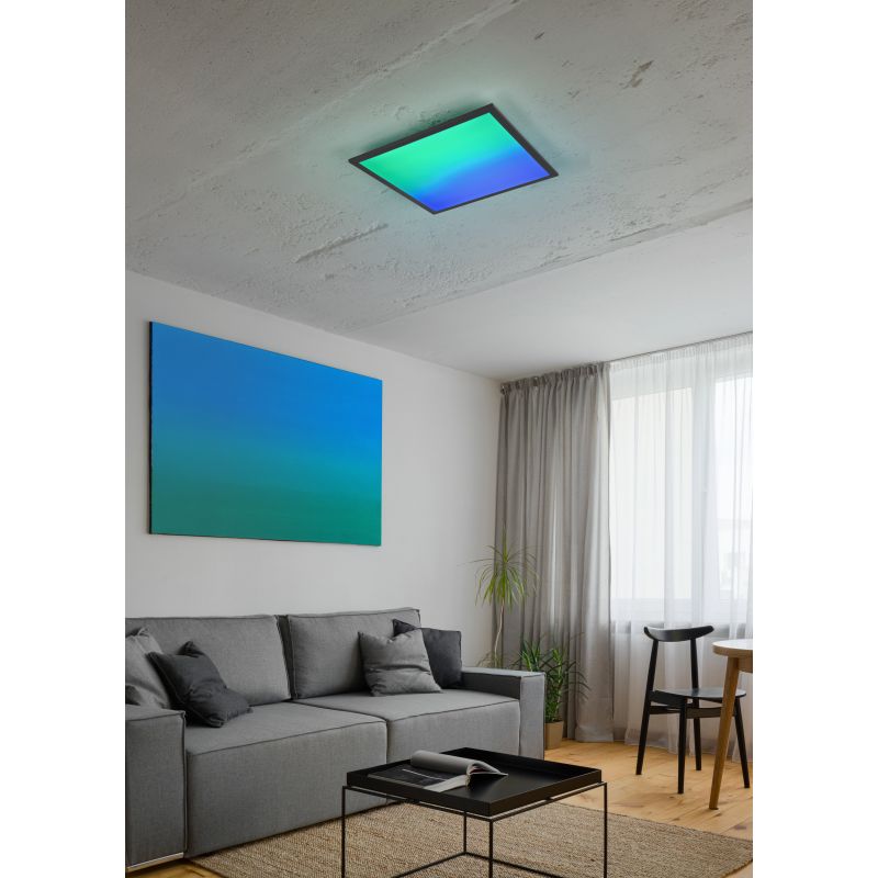 - Beta - Black & White RGBW Ceiling Lamp with Remote Control Trio-R67664532 - Beta - Black & White RGBW Ceiling Lamp with Remote Control