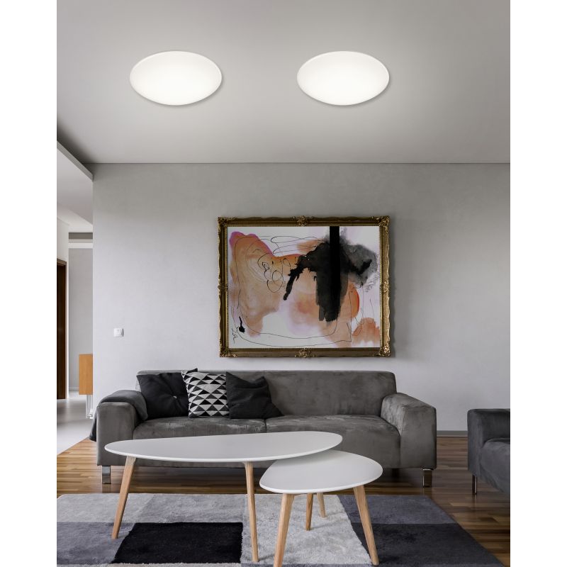 Trio-R67831101 - Pollux - White LED Ceiling Lamp with Sensor IP44