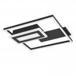 Spiro - Matt Black LED Ceiling Lamp 2500 lm Spiro - Matt Black LED Ceiling Lamp 2500 lm