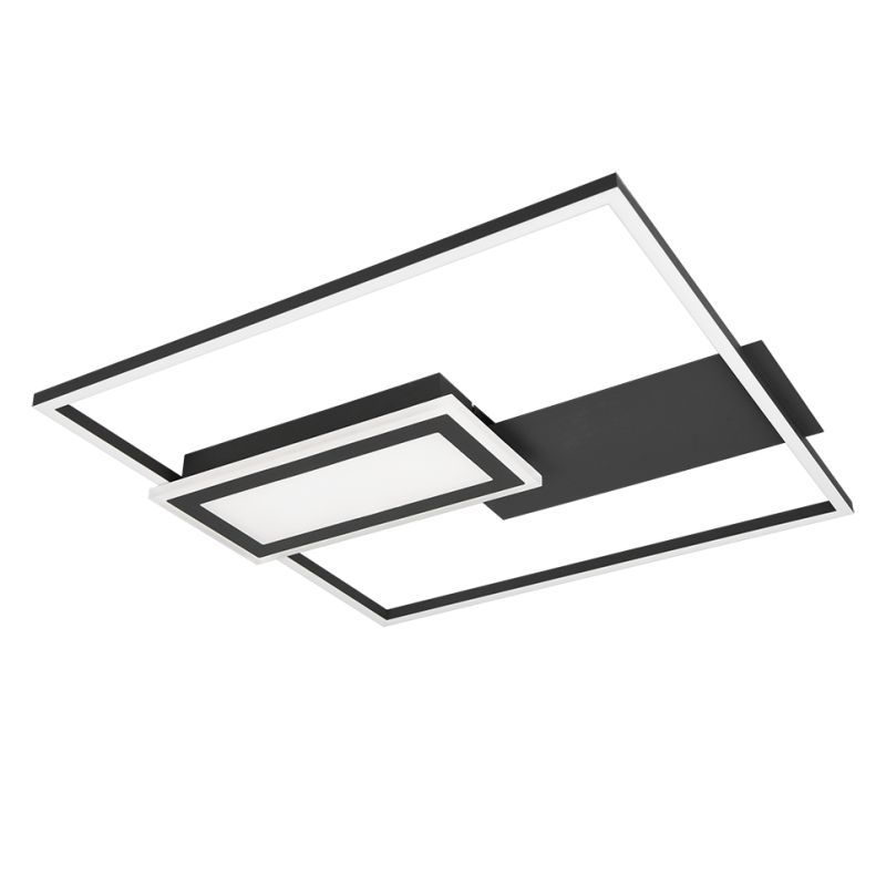 - Spiro - Matt Black CCT Ceiling Lamp 3800 lm Trio-R67862932 - Spiro - Matt Black CCT Ceiling Lamp 3800 lm