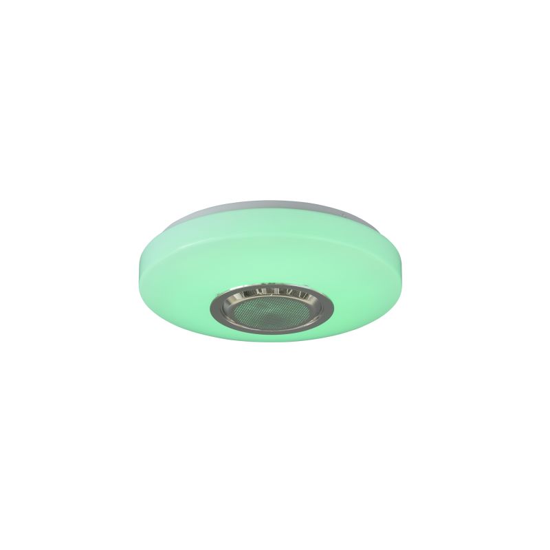 Trio-R69021101 - Maia - White RGBW Ceiling Lamp with Bluetooth Speaker Ø 33 cm