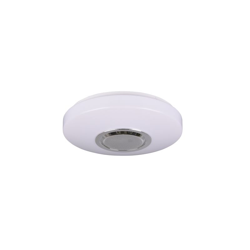 Trio-R69021101 - Maia - White RGBW Ceiling Lamp with Bluetooth Speaker Ø 33 cm
