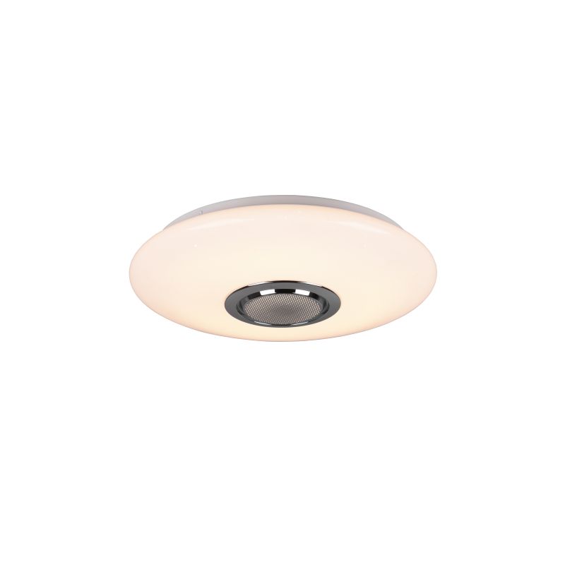 Trio-R69031101 - Musica - White RGBW Ceiling Lamp with Bluetooth Speaker Ø 41 cm