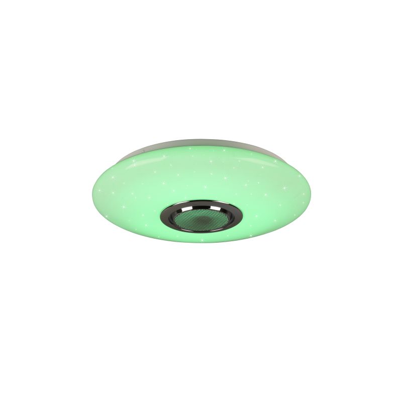 Trio-R69031101 - Musica - White RGBW Ceiling Lamp with Bluetooth Speaker Ø 41 cm