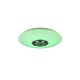 Trio-R69031101 - Musica - White RGBW Ceiling Lamp with Bluetooth Speaker Ø 41 cm