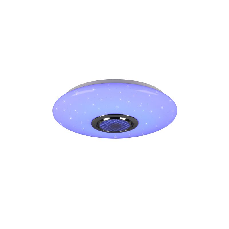 Trio-R69031101 - Musica - White RGBW Ceiling Lamp with Bluetooth Speaker Ø 41 cm