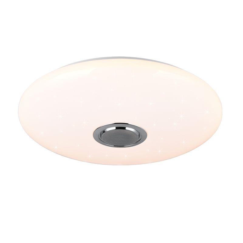 - Musica - White RGBW Ceiling Lamp with Bluetooth Speaker Ø 58 cm Trio-R69031901 - Musica - White RGBW Ceiling Lamp with Bluetooth Speaker Ø 58 cm