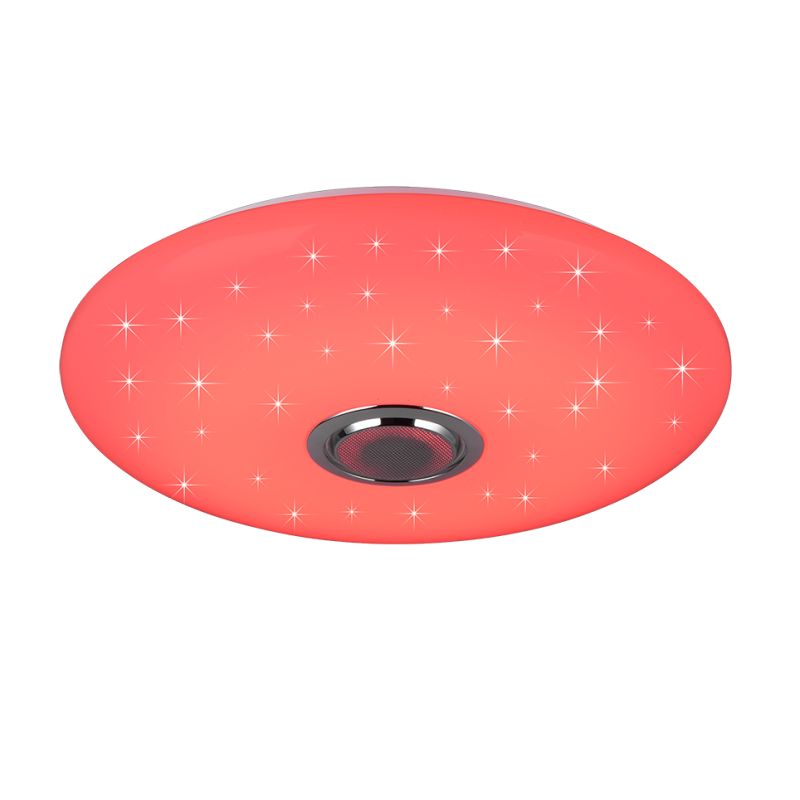- Musica - White RGBW Ceiling Lamp with Bluetooth Speaker Ø 58 cm Trio-R69031901 - Musica - White RGBW Ceiling Lamp with Bluetooth Speaker Ø 58 cm