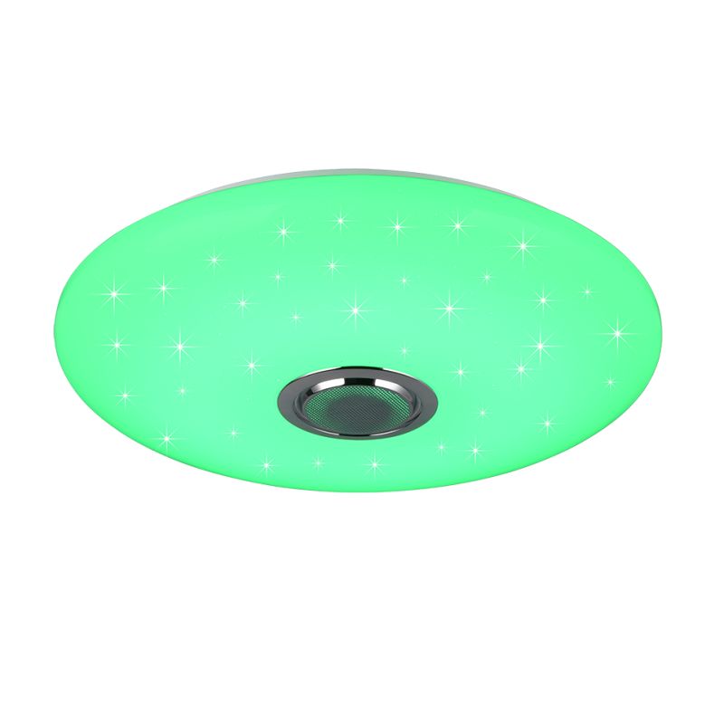- Musica - White RGBW Ceiling Lamp with Bluetooth Speaker Ø 58 cm Trio-R69031901 - Musica - White RGBW Ceiling Lamp with Bluetooth Speaker Ø 58 cm