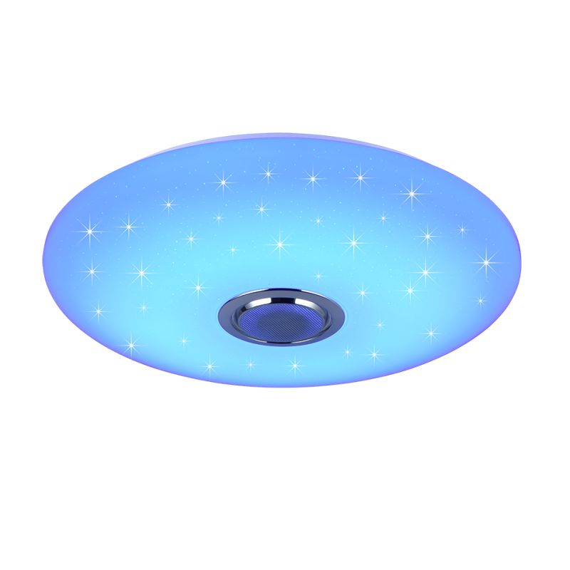 - Musica - White RGBW Ceiling Lamp with Bluetooth Speaker Ø 58 cm Trio-R69031901 - Musica - White RGBW Ceiling Lamp with Bluetooth Speaker Ø 58 cm