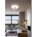 Musica - White RGBW Ceiling Lamp with Bluetooth Speaker Ø 58 cm Musica - White RGBW Ceiling Lamp with Bluetooth Speaker Ø 58 cm