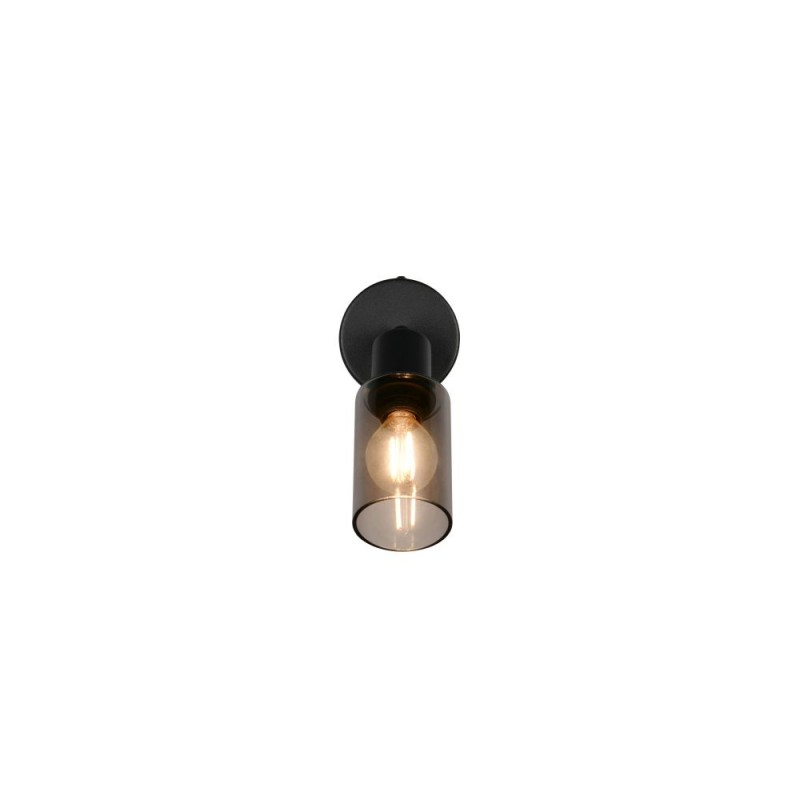 Trio-R80011032 - Mars - Matt Black Spotlight with Smoked Glass