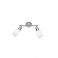 Mars - Matt Nickel 2 Spotlights with White Glass Mars - Matt Nickel 2 Spotlights with White Glass